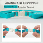 Viziera de Protectie Baie Pentru Copii, Fippy, Model Hipopotam, Dimensiune ajustabila, Durabil, Usor de curatat,
