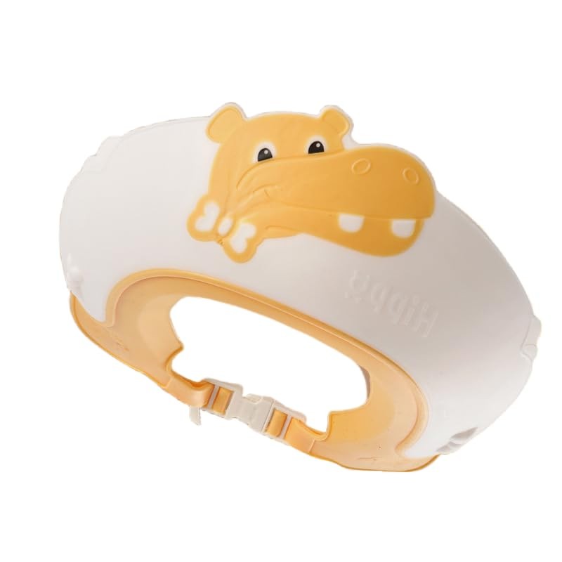 Viziera de Protectie Baie Pentru Copii, Fippy, Model Hipopotam, Dimensiune ajustabila, Durabil, Usor de curatat,