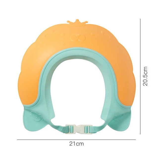 Viziera de Protectie Baie Pentru Copii, Fippy, Model Coronita Leu, Dimensiune ajustabila, Durabil, Usor de curatat,