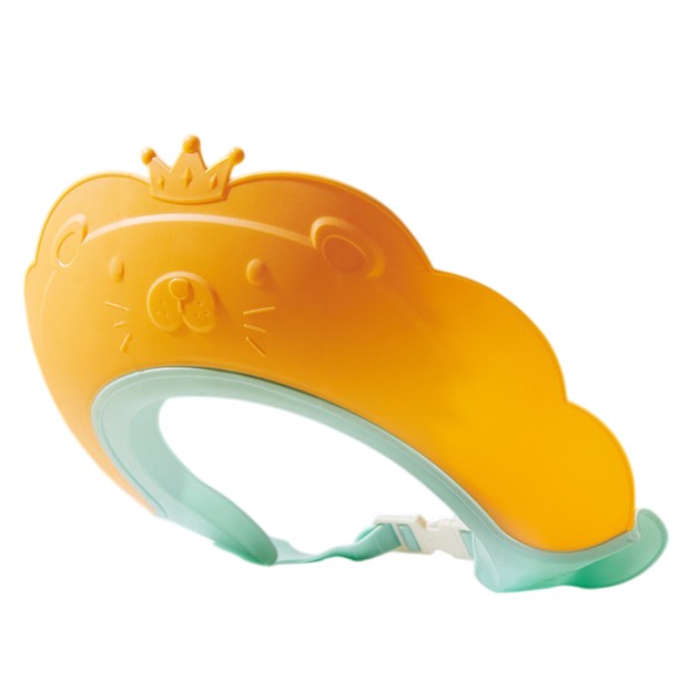 Viziera de Protectie Baie Pentru Copii, Fippy, Model Coronita Leu, Dimensiune ajustabila, Durabil, Usor de curatat,
