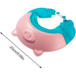 Viziera de Protectie Baie Pentru Copii, Fippy, Model Purcelus, Dimensiune ajustabila, Durabil, Usor de curatat,