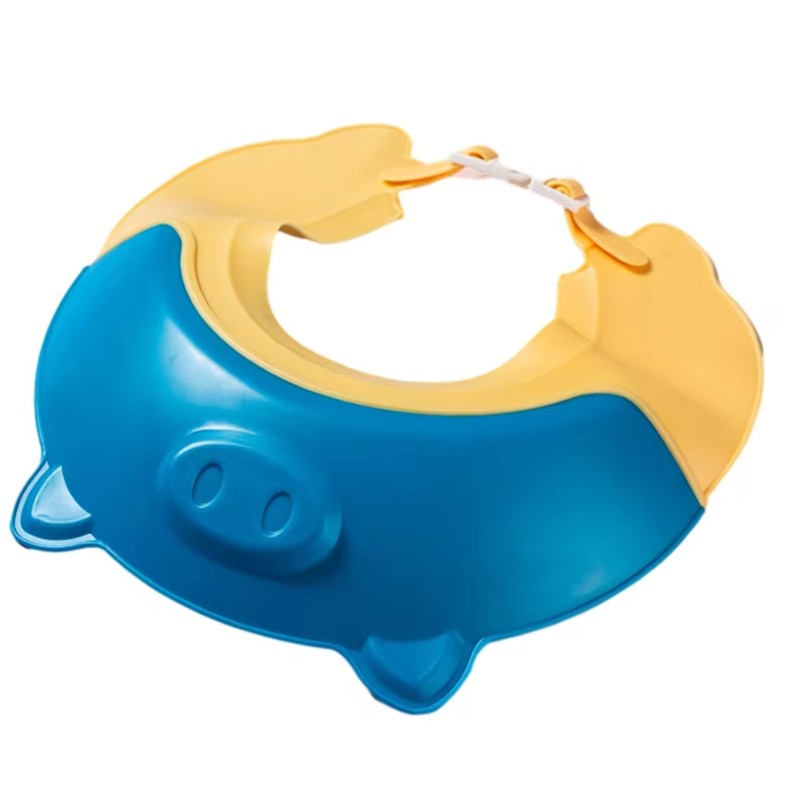 Viziera de Protectie Baie Pentru Copii, Fippy, Model Purcelus, Dimensiune ajustabila, Durabil, Usor de curatat,