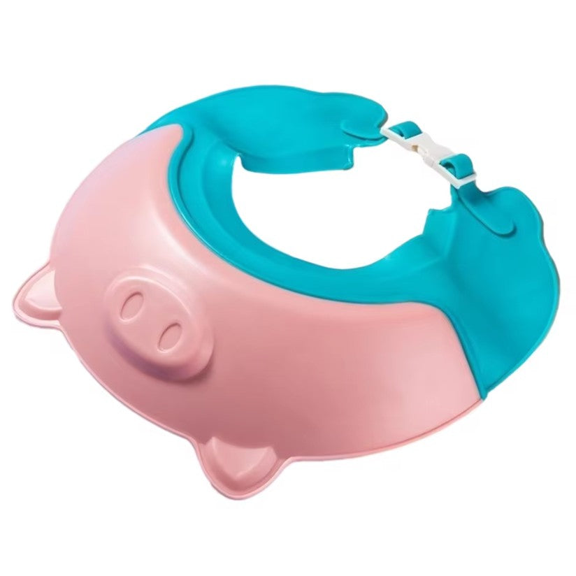 Viziera de Protectie Baie Pentru Copii, Fippy, Model Purcelus, Dimensiune ajustabila, Durabil, Usor de curatat,