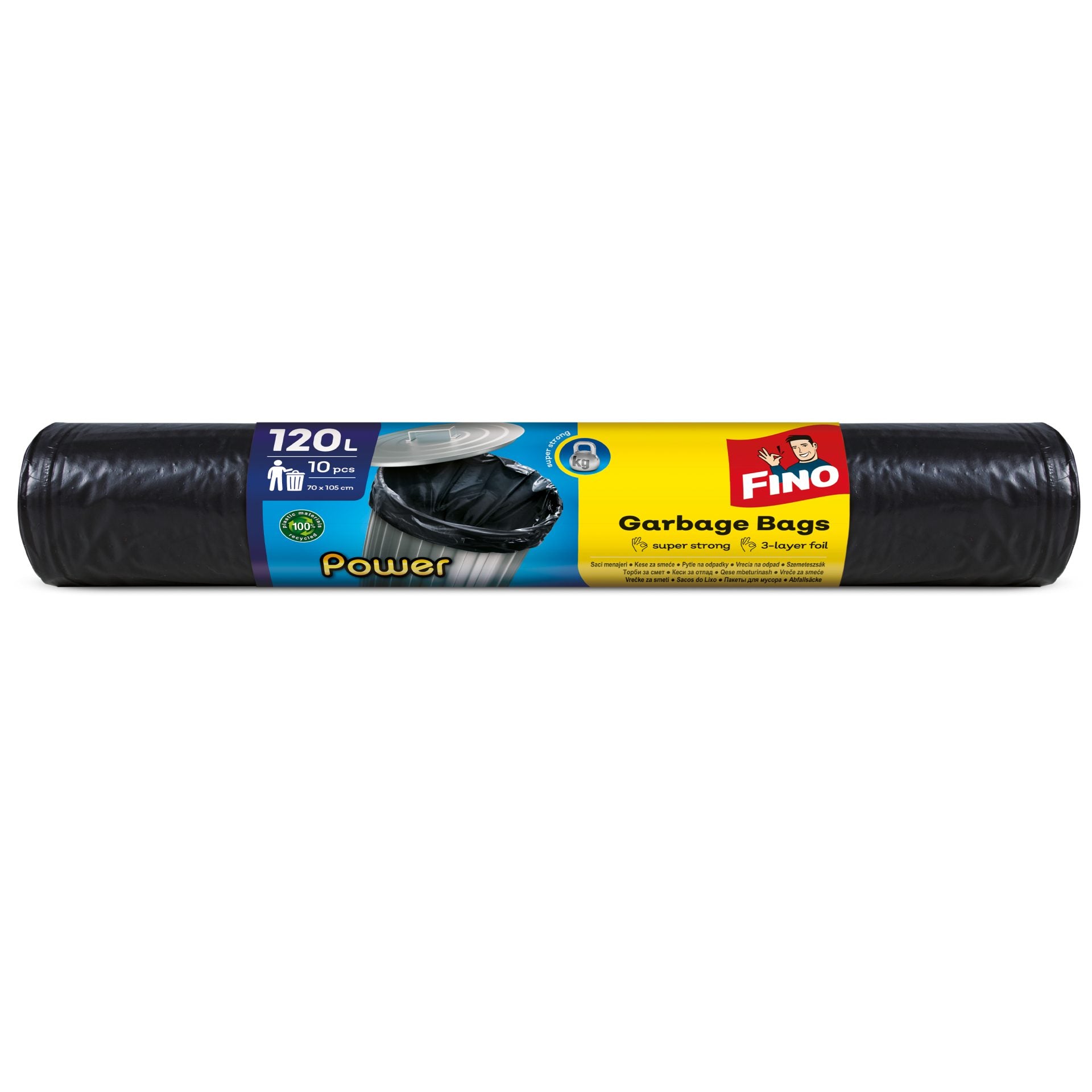 Saci Menajeri Pentru Gunoi, Fino, LD, 120 l, 10 Bucati