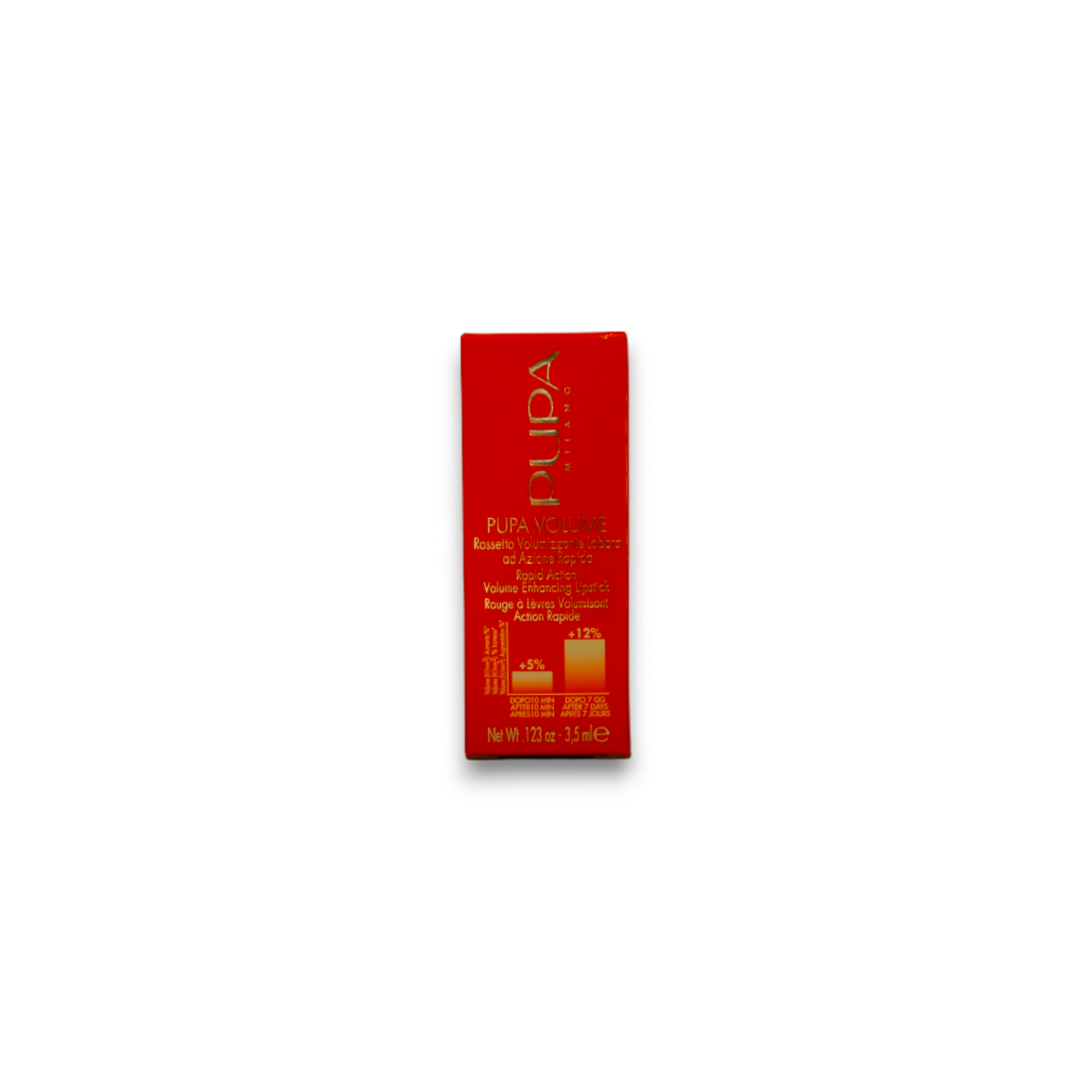 Pupa, Pupa, Volum, Ruj cremos, 400, Roșu vintage, 3.5 ml - Olmarkt