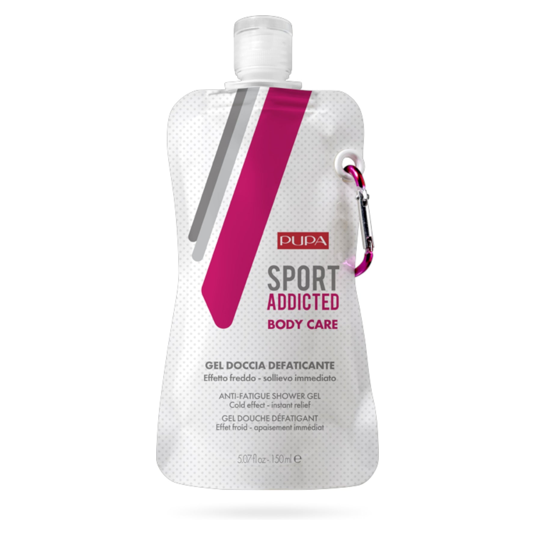 Pupa, Sport Addicted, Antioboseală, Gel de duș, Toate tipurile de piele, 150 ml