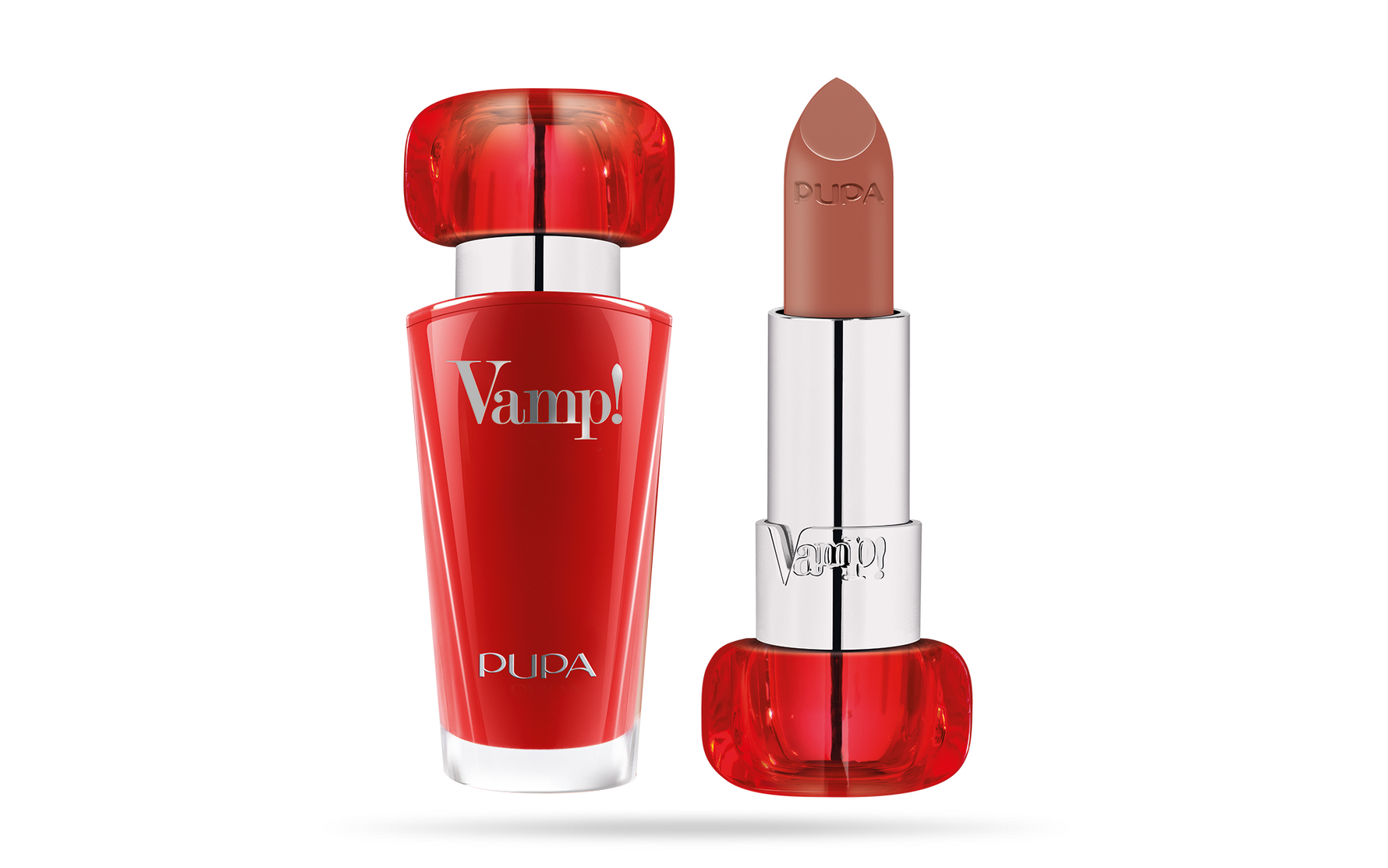 Pupa, Vamp!, Fără parabeni, Volum, Ruj cremos, 106, Cappuccino, 3.5 g - Olmarkt