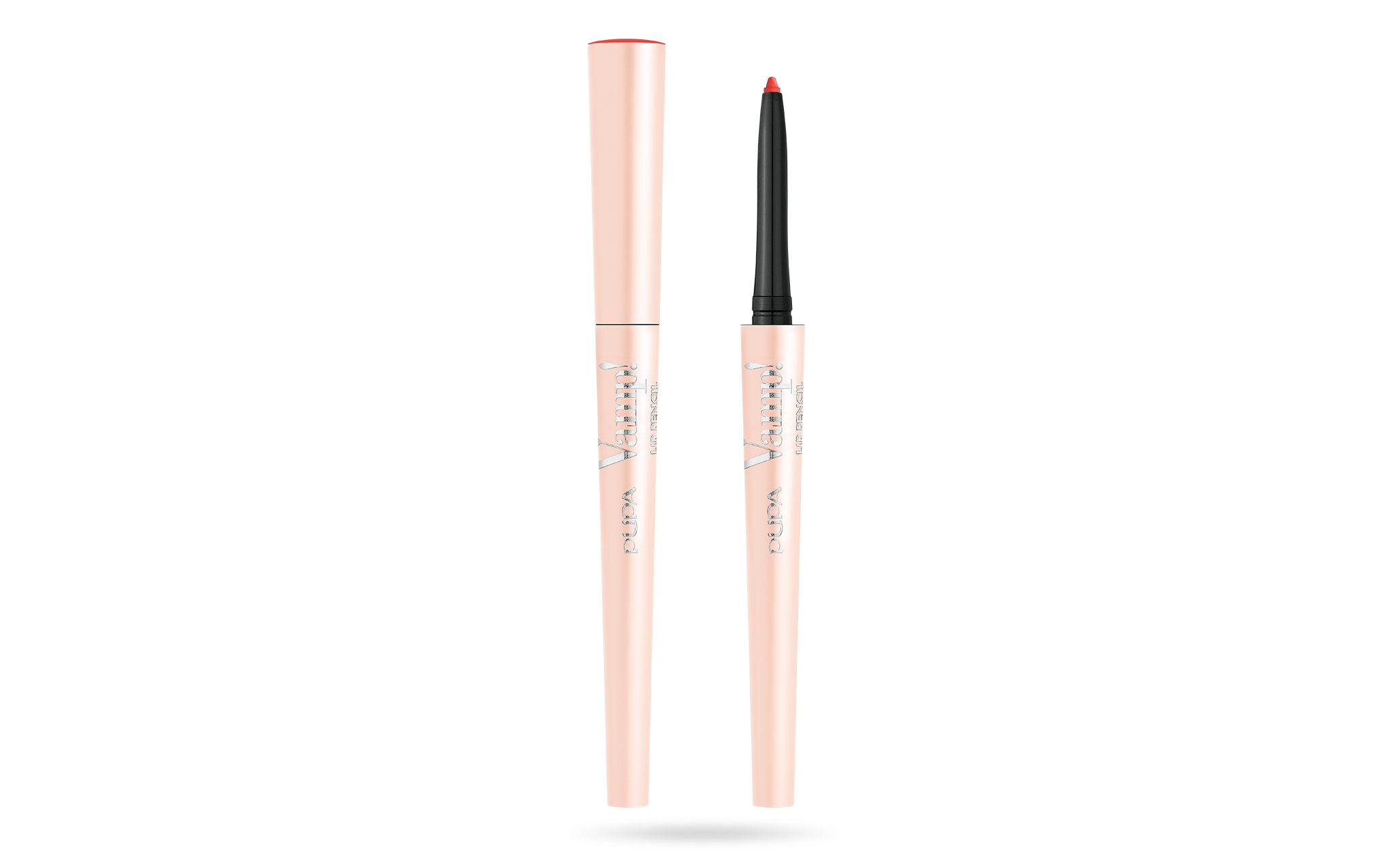 Pupa, Vamp!, Fără parabeni, Rezistent la apă, Creion de buze, 011, Roșu iconic, 0.35 g - Olmarkt