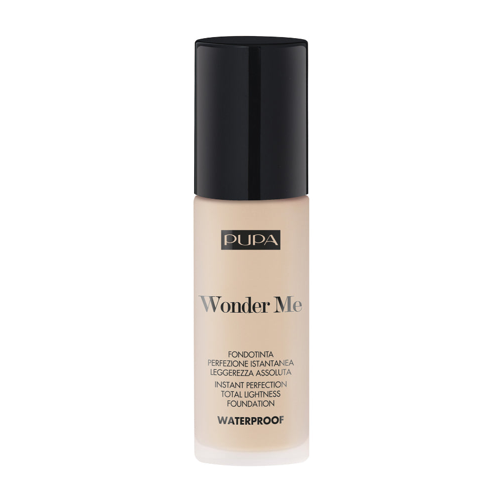 Pupa, Wonder Me, Fără parabeni, Rezistent la apă, Fond de ten lichid, 009, Alabastru - Neutru, 30 ml - Olmarkt
