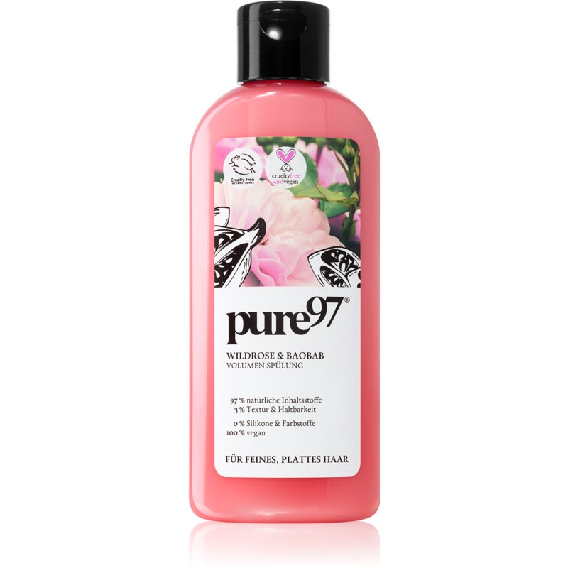 Pure97, Rose & Baobab, Balsam de păr, Pentru volum, 200 ml - Olmarkt