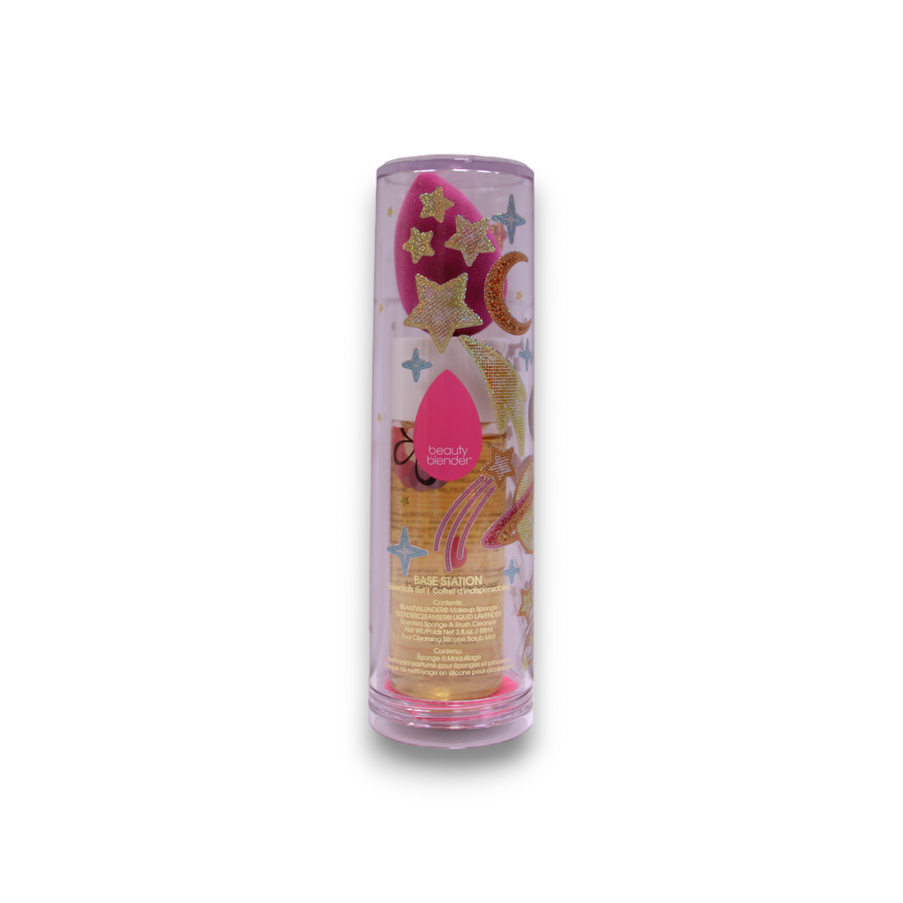 Pureness Set Beautyblender: Base Station, Makeup Sponge, Violet + Base Station, Brush & Sponge Cleanser Lotion, 90 ml + Beautyblender, Cleansing, Cleansing Pads - Olmarkt