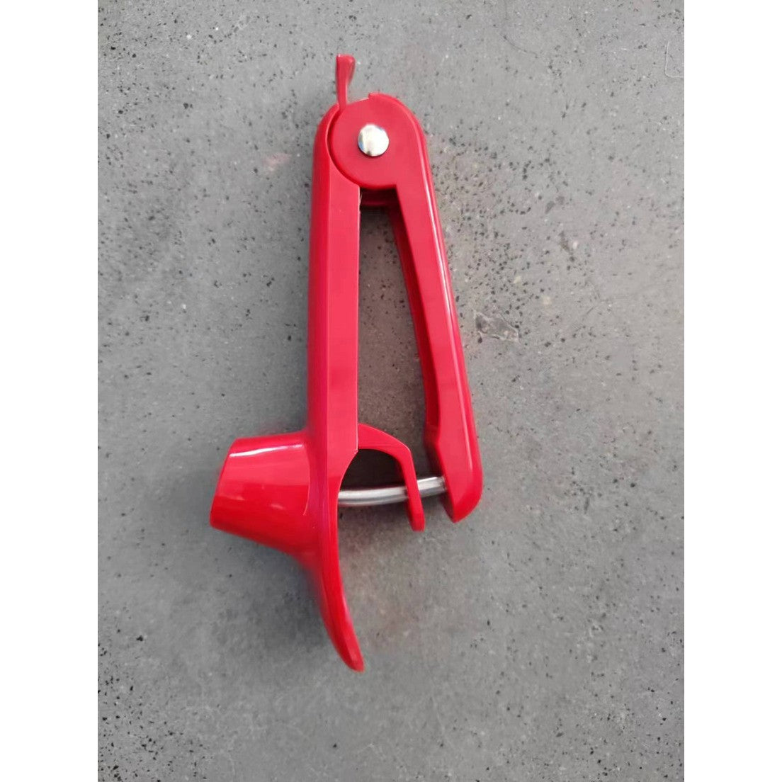 Dispozitiv de Scos Samburi, Flippy, Manual, cu 1 Gaura, pentru Cirese/Masline, 20.5 x 3.8 x 13 cm, din ABS+Otel