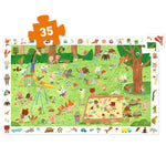 Puzzle observatie Gradina micilor prieteni, Djeco