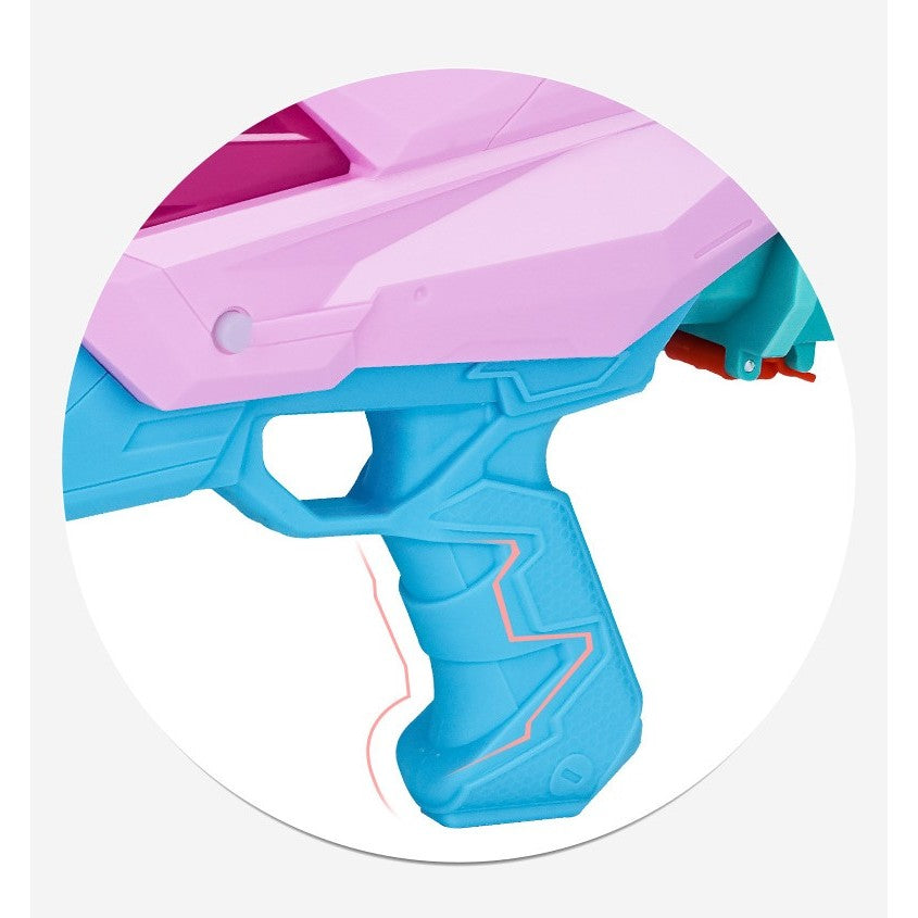 Pistol cu Apa pentru Copii, Rezervor, Pentru Piscina/Plaja, Flippy, 6ani+, 5 duze, Quick Fill, Roz, 800ML