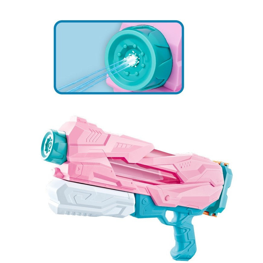 Pistol cu Apa pentru Copii, Rezervor, Pentru Piscina/Plaja, Flippy, 6ani+, 5 duze, Quick Fill, Roz, 800ML