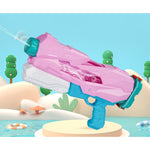 Pistol cu Apa pentru Copii, Rezervor, Pentru Piscina/Plaja, Flippy, 6ani+, 5 duze, Quick Fill, Roz, 800ML