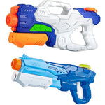 Set 2x Pistol cu Apa pentru Copii, Rezervor, Pentru Piscina/Plaja, Flippy, 6ani+, Alb/Albastru + Albastru, 1000 ML +
