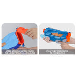 Pistol cu Apa pentru Copii, Rezervor, Pentru Piscina/Plaja, Flippy, 6ani+, Quick Fill, Albastru, 600ML