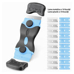 Racleta Multifunctionala pentru Curatare Sticla si Ceramica, Flippy, Design Ergonomic, Maner Anti-alunecare, Include 20