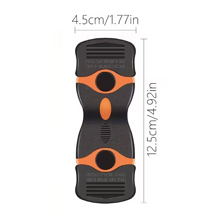Racleta Multifunctionala pentru Curatare Sticla si Ceramica, Flippy, Design Ergonomic, Maner Anti-alunecare, Include 20