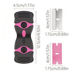 Racleta Multifunctionala pentru Curatare Sticla si Ceramica, Flippy, Design Ergonomic, Maner Anti-alunecare, Include 20