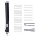 Radiera Electrica, Flippy, pentru Schite si Arta, Grosime Varf 3 mm/5 mm, Baterii 2 x AA (neincluse), din ABS, Negru
