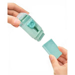 Radiera Retractabila, Flippy, Model Ursulet, Reglare Push-Pull, Radiera de tip Push, Doua Radiere de Rezerva in set din