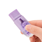 Radiera Retractabila, Flippy, Model Ursulet, Reglare Push-Pull, Radiera de tip Push, Doua Radiere de Rezerva in set din