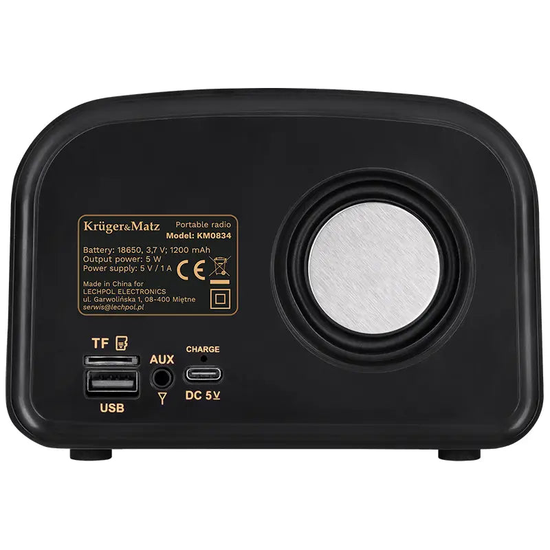 Radio portabil analog AM /FM /SW 5W 185x77.5x150mm Kruger&atz KM0834