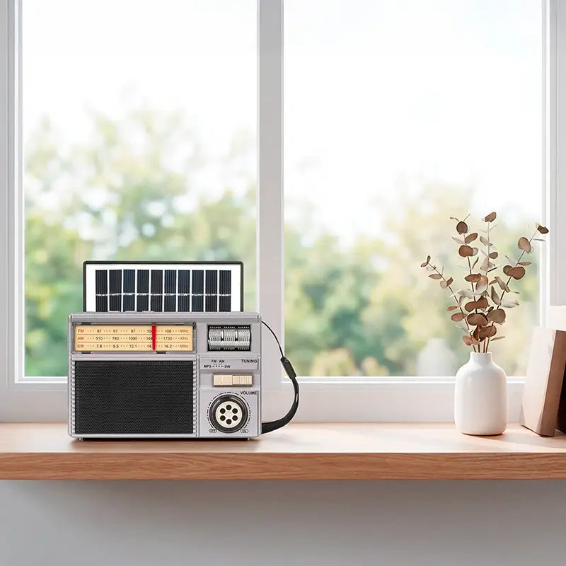 Radio portabil analog SOLAR AM /FM /SW 3W 145x60.9x96.4mm Kruger&atz KM0831