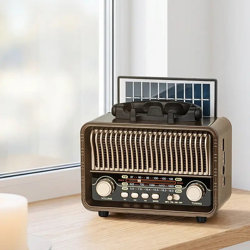 Radio portabil analog SOLAR AM /FM /SW 5W 166x87.5x130mm Kruger&atz KM0832