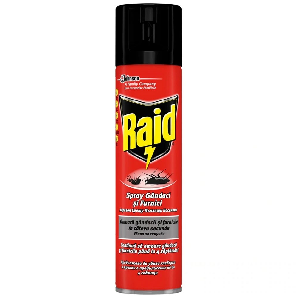 Raid Insecticid Gandaci Furnici 400 ml