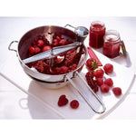 Rasnita Manuala pentru Fructe, Flippy, din Otel Inoxidabil, Macinare Alimentelor pentru Bebelusi, 3 Discuri de Macinat,