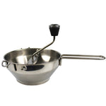 Rasnita Manuala pentru Fructe, Flippy, din Otel Inoxidabil, Macinare Alimentelor pentru Bebelusi, 3 Discuri de Macinat,