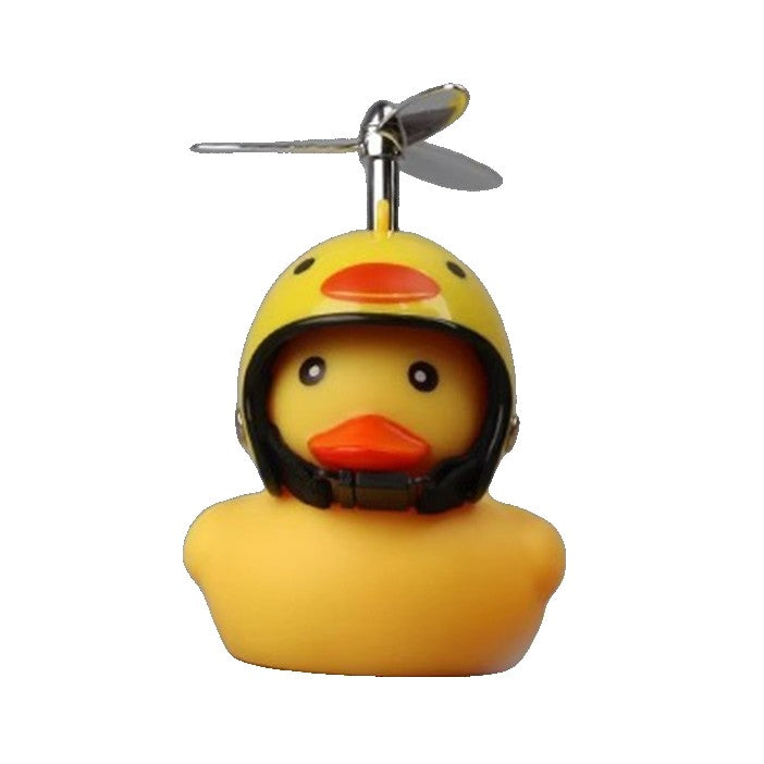 Ratusca Decorativa, Flippy, pentru Bicicleta, Motocicleta, Masina, cu Sistem de Prindere, Lumini, 7.5 x 9 cm, cu Casca,