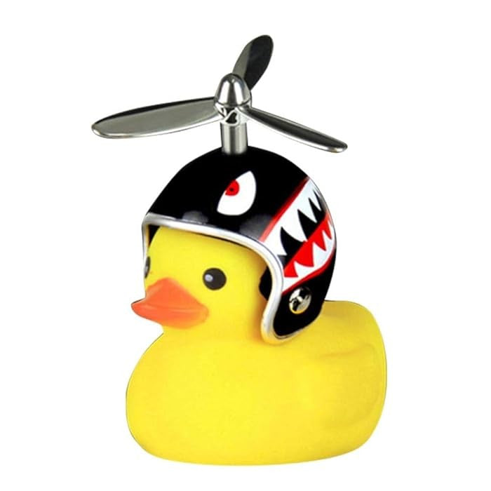 Ratusca Decorativa, Flippy, pentru Bicicleta, Motocicleta, Masina, cu Sistem de Prindere, Lumini, 7.5 x 9 cm, cu Casca,