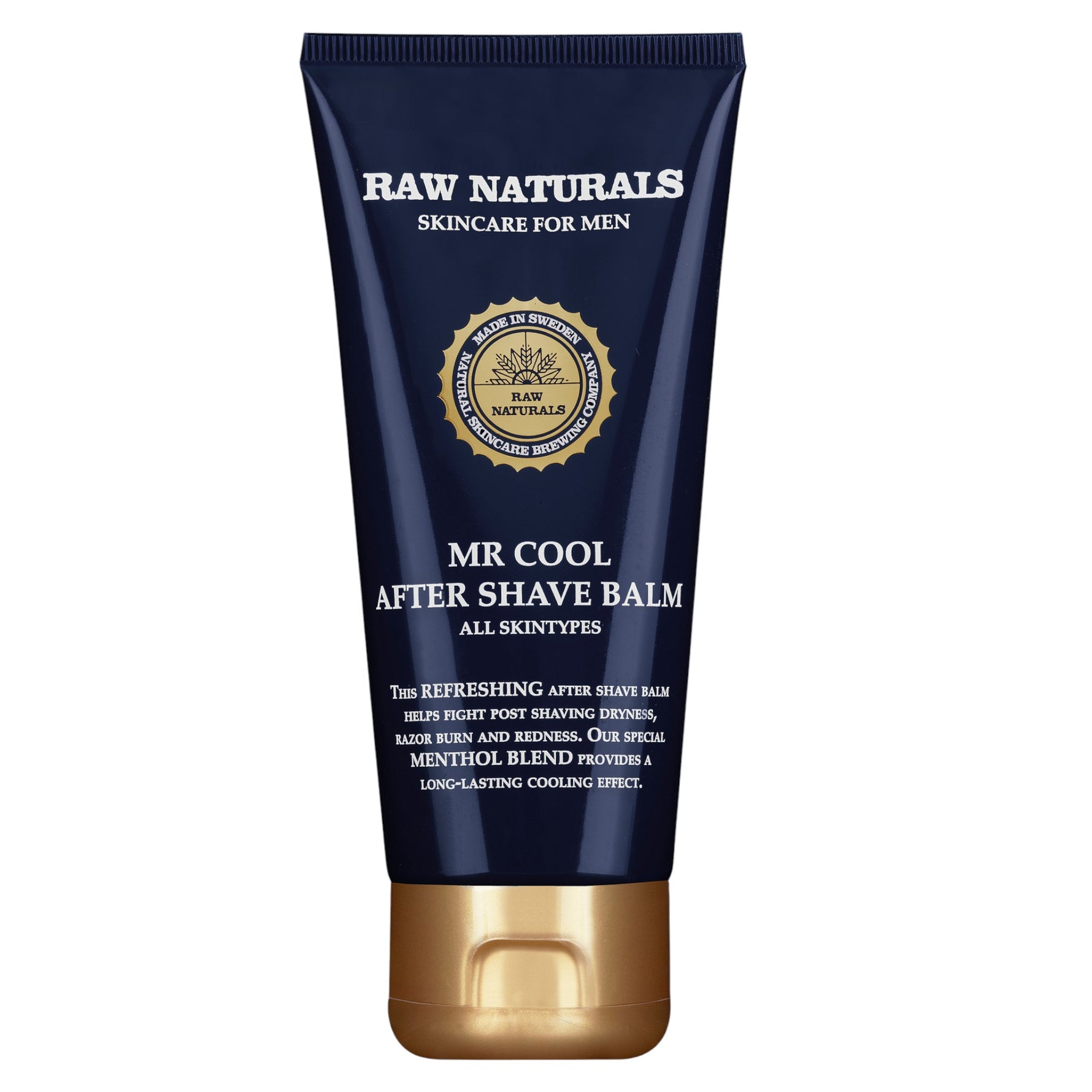 Raw Naturals, Mr.Cool, 100% vegan, Răcoritor, Balsam după bărbierit, 100 ml
