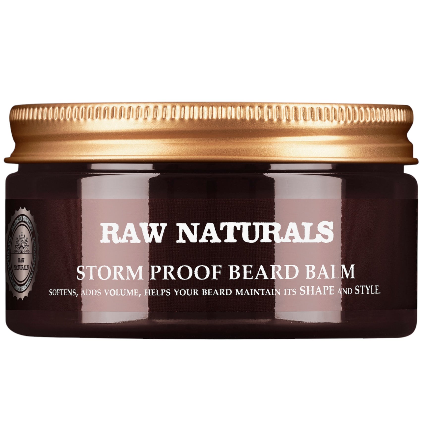 Raw Naturals, Storm Proof, 100% vegan, Balsam de barbă, Înmuiere, 100 ml