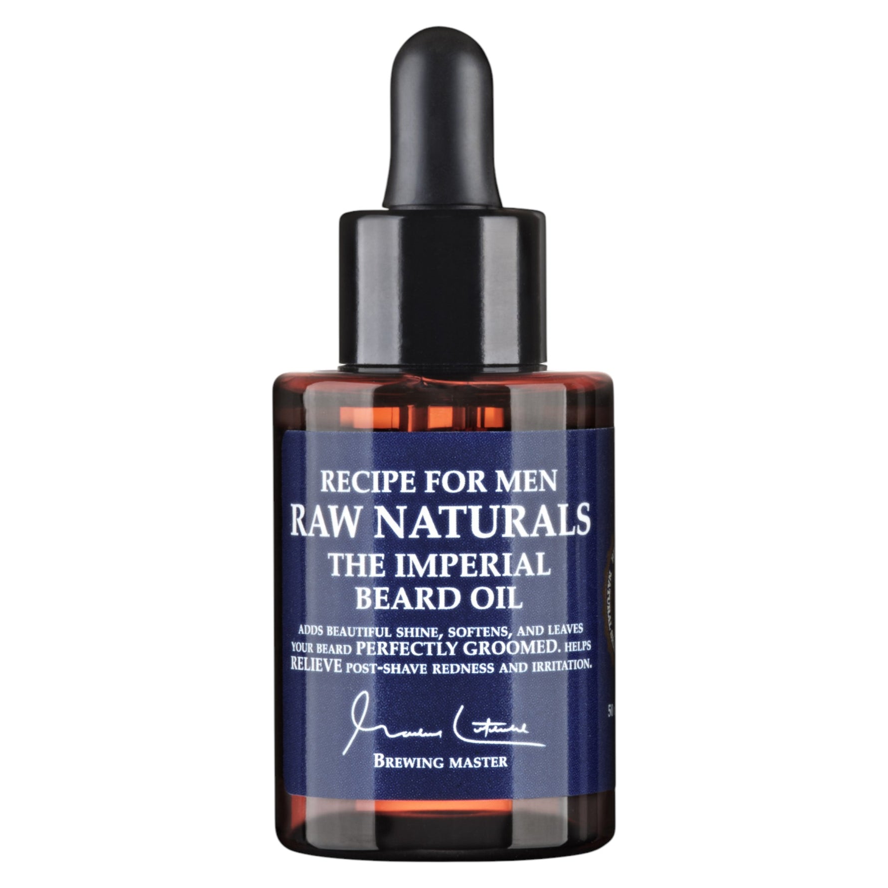 Raw Naturals, The Imperial, Ulei pentru barbă, 100% vegan, Netezește și înmoaie, 50 ml