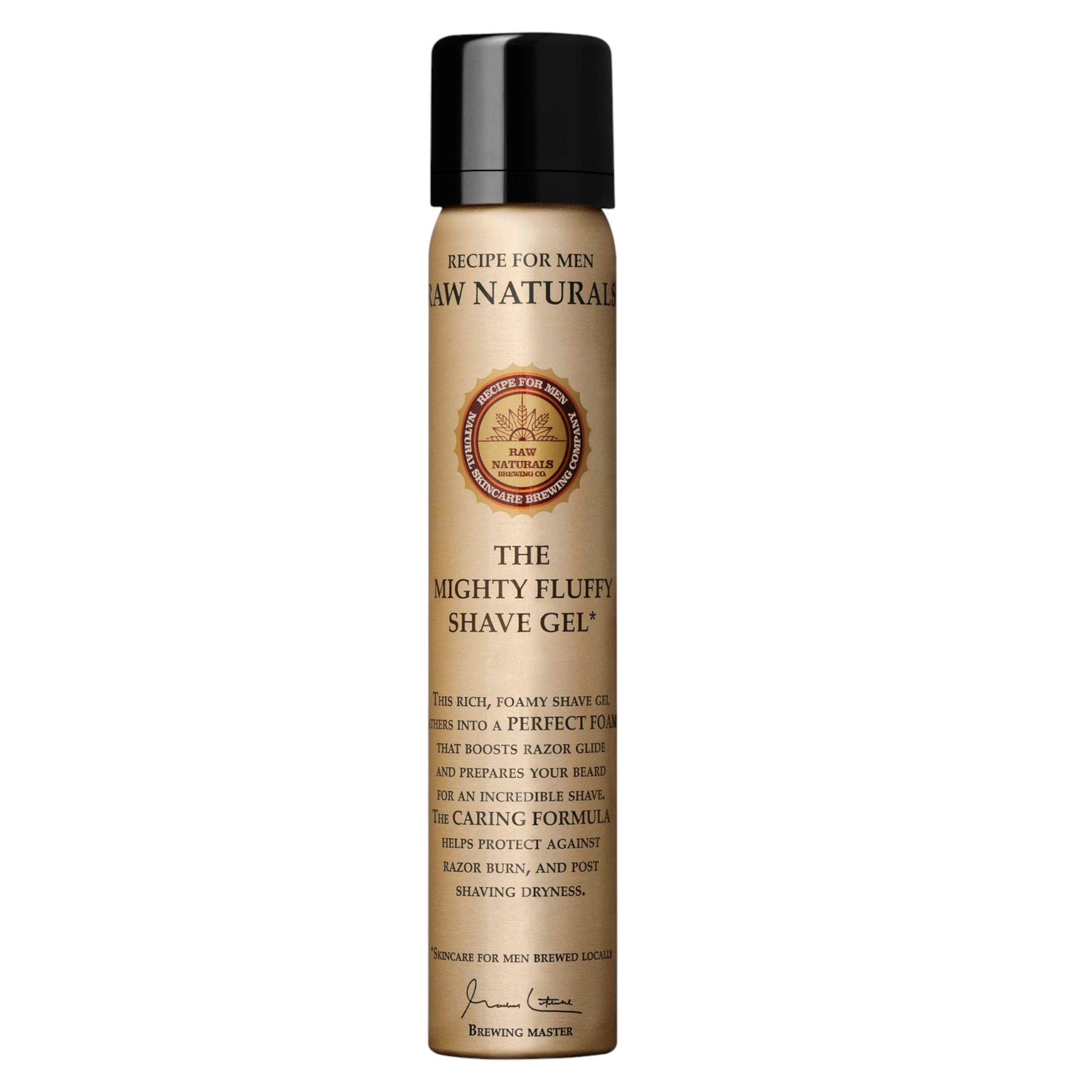 Raw Naturals, The Mighty Fluffy, Hidratant, Gel de ras, 75 ml