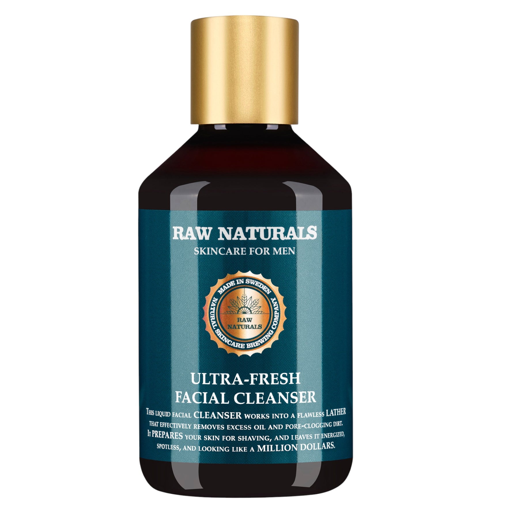 Raw Naturals, Ultra-Fresh Facial Cleanser, Energizant, Gel de curățare, Pentru față, 250 ml