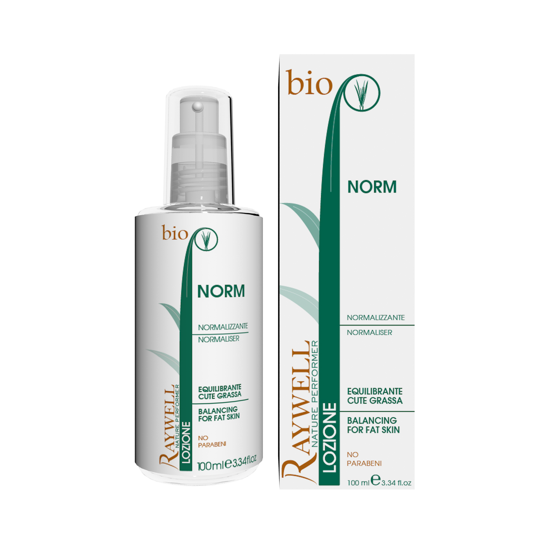 Raywell, Bio Nature, Tratament cu loțiune pentru păr, Pentru reglarea sebumului excesiv, 100 ml - Olmarkt