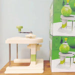 Razatoare de Varza, Flippy, Manuala, din PP+Otel Inoxidabil, 30 x 24 x 22 cm, Latime Ajustabila, Alb/Verde