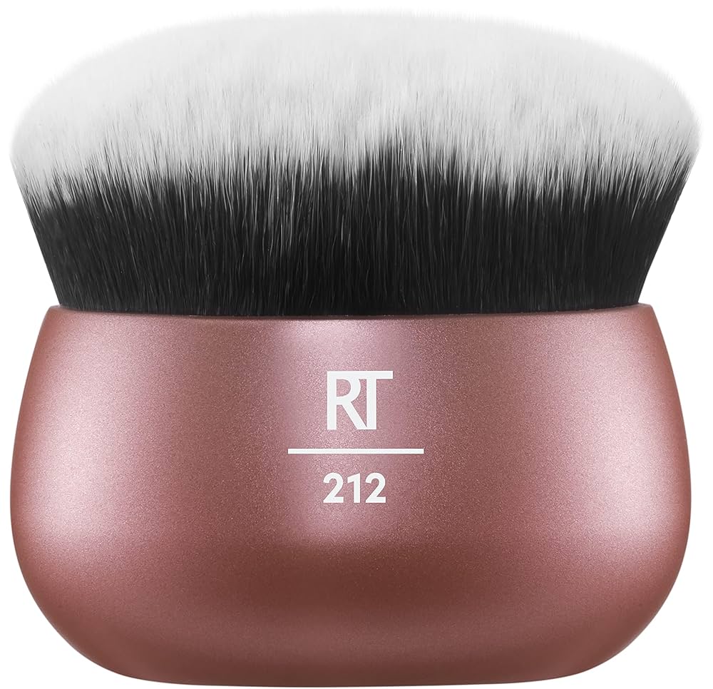 Real Techniques, Flawless Base, Amestecare, Perie multifuncțională pentru față, Culoare pe bază de miere