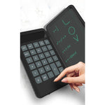 Calculator de Mana Reincarcabil cu Tabla de Scris, Flippy, Calculator Portabil, Ecran LCD, Afisaj cu 12 Cifre, Ecran de