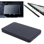 Calculator de Mana Reincarcabil cu Tabla de Scris, Flippy, Calculator Portabil, Ecran LCD, Afisaj cu 12 Cifre, Ecran de