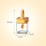 Recipient pentru Depozitarea Condimentelor, Flippy, Borcan din Sticla, Capac si Lingura Incorporate, Uz Casnic, 300 ml,
