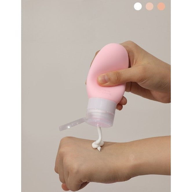 Recipient Portabil din Silicon Elegant de Voiaj, Sticla de Calatorie, Flippy, Potrivita pentru Lotiune, Sampon si Alte