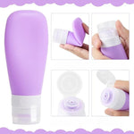 Recipient Portabil din Silicon Elegant de Voiaj, Sticla de Calatorie, Flippy, Potrivita pentru Lotiune, Sampon si Alte