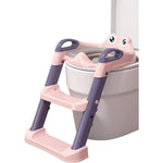 Reductor si Scaunel Inaltator WC, Flippy, pentru Copii 1 - 7 Ani, 2 Trepte Reglabile, Pliabil, Colac Moale, cu Spatar